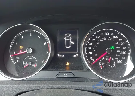 2020 Volkswagen Golf 1.4T Tsi z USA, uszkodzony, nr VIN 3VWG57AU6LM009391